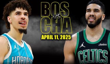 Boston Celtics vs Charlotte Hornets Full Game Highlights - April 11, 2025 | Regular Season