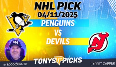 Pittsburgh Penguins vs New Jersey Devils 4/11/25 NHL Pick Prediction