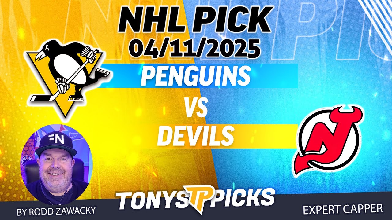 Pittsburgh Penguins vs New Jersey Devils 4/11/25 NHL Pick Prediction