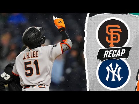 Giants vs. Yankees Game Highlights (4/11/25) | MLB Highlights