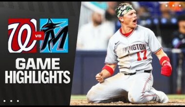 Nationals vs. Marlins Game Highlights (4/11/25) | MLB Highlights