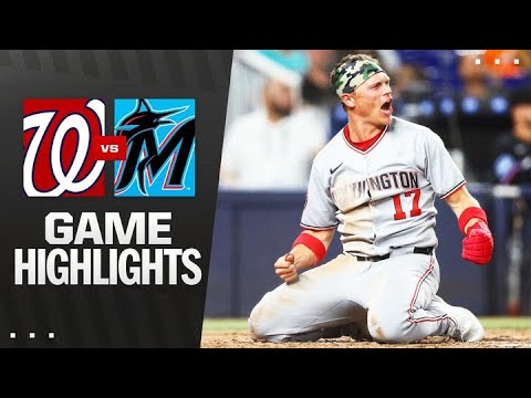 Nationals vs. Marlins Game Highlights (4/11/25) | MLB Highlights