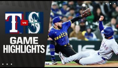 Rangers vs. Mariners Highlights (4/11/25) | MLB Highlights
