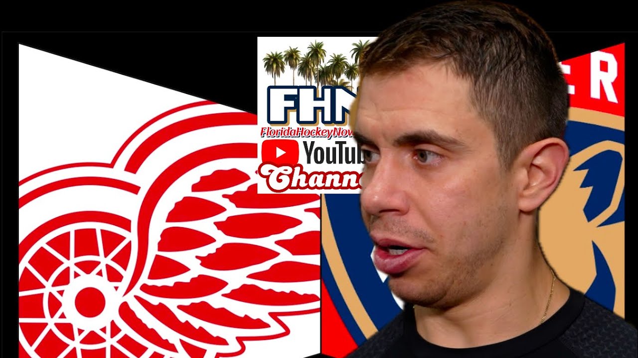 Evan Rodrigues Scores, Florida Panthers Beat Detroit Red Wings in Sunrise