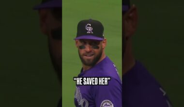 HE SAVED A FAN 😱 #MLB #catch #baseball #fan