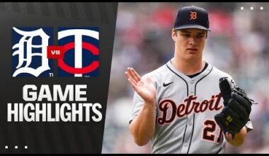 Tigers vs. Twins Highlights (4/12/25) | MLB Highlights