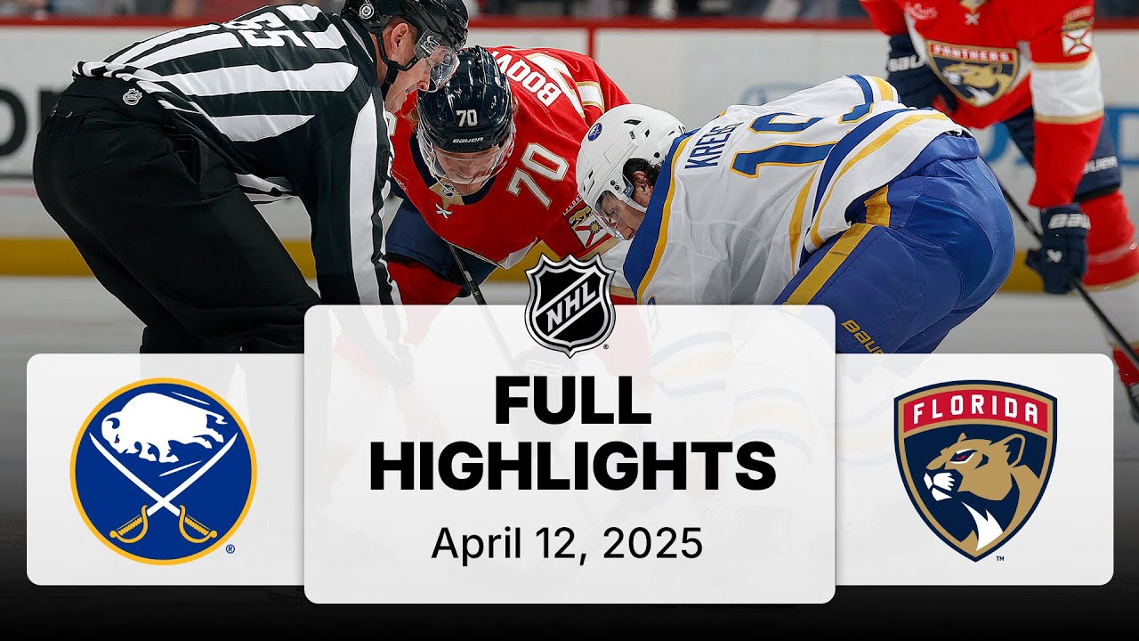 NHL Highlights | Sabres vs. Panthers - April 12, 2025