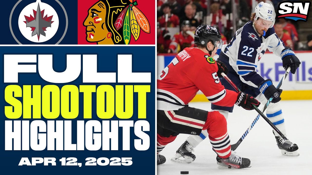 Winnipeg Jets at Chicago Blackhawks | FULL Shootout Highlights - April 12, 2025