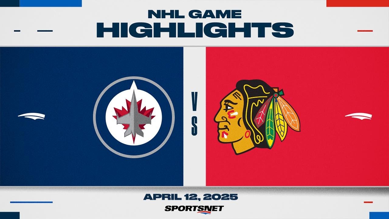 NHL Highlights | Jets vs. Blackhawks - April 12, 2025