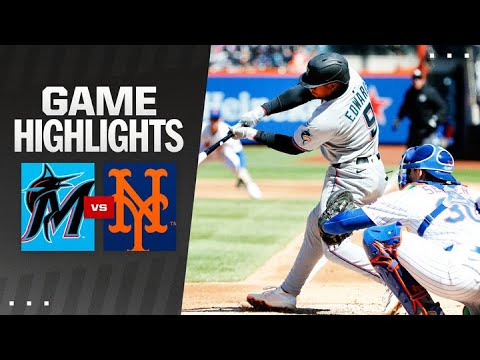 Marlins vs. Mets Game Highlights (4/9/25) | MLB Highlights