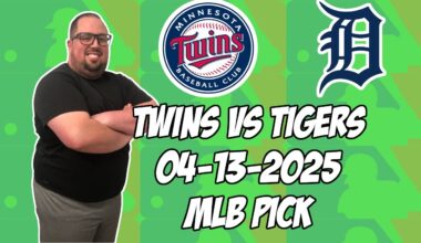 Minnesota Twins vs Detroit Tigers 4/13/25 MLB Pick & Prediction | MLB Betting Tips