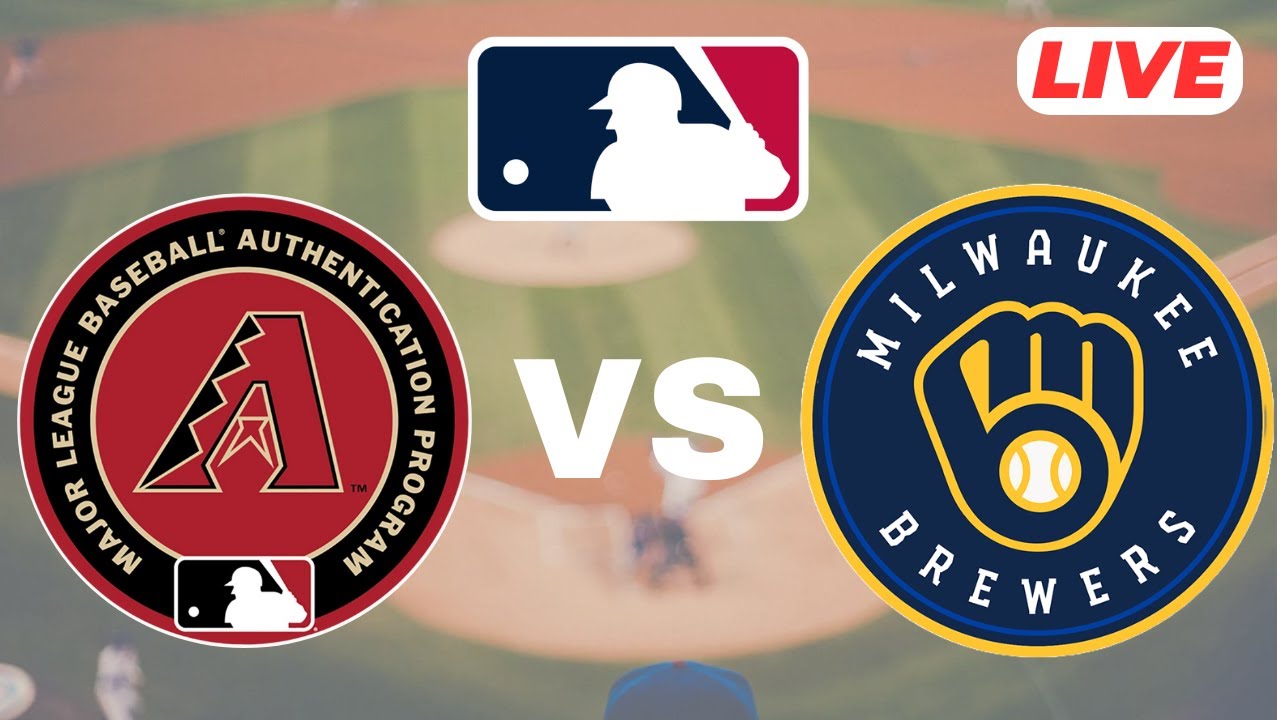 LIVE : Milwaukee Brewers vs Arizona Diamondbacks | MLB Major League 2025 Live Match Score