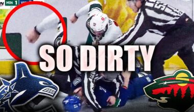 YAKOV TRENIN'S DIRTY PUNCH ON DEREK FORBORT AFTER FIGHT (Canucks VS Wild)