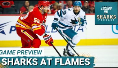 San Jose Looks to PLAY SPOILER as Calgary Fights for Playoff Survival