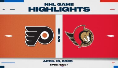 NHL Highlights | Flyers vs. Senators - April 13, 2025