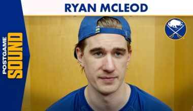 "I Liked Most Of Our Game" | Ryan McLeod After Buffalo Sabres Loss To Columbus