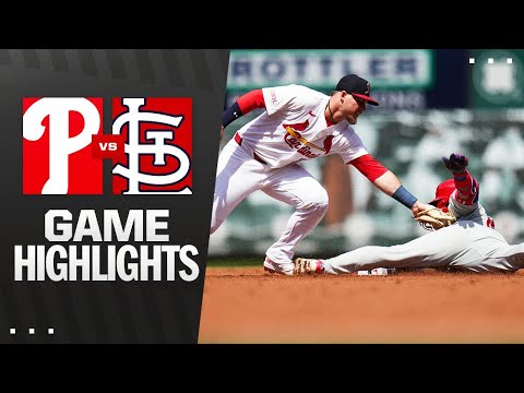 Phillies vs. Cardinals Game Highlights (4/13/25) | MLB Highlights