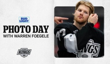 Warren Foegele CHIRPS Everyone on LA Kings Photo Day! | Mic'd Up pres. by Bud Light
