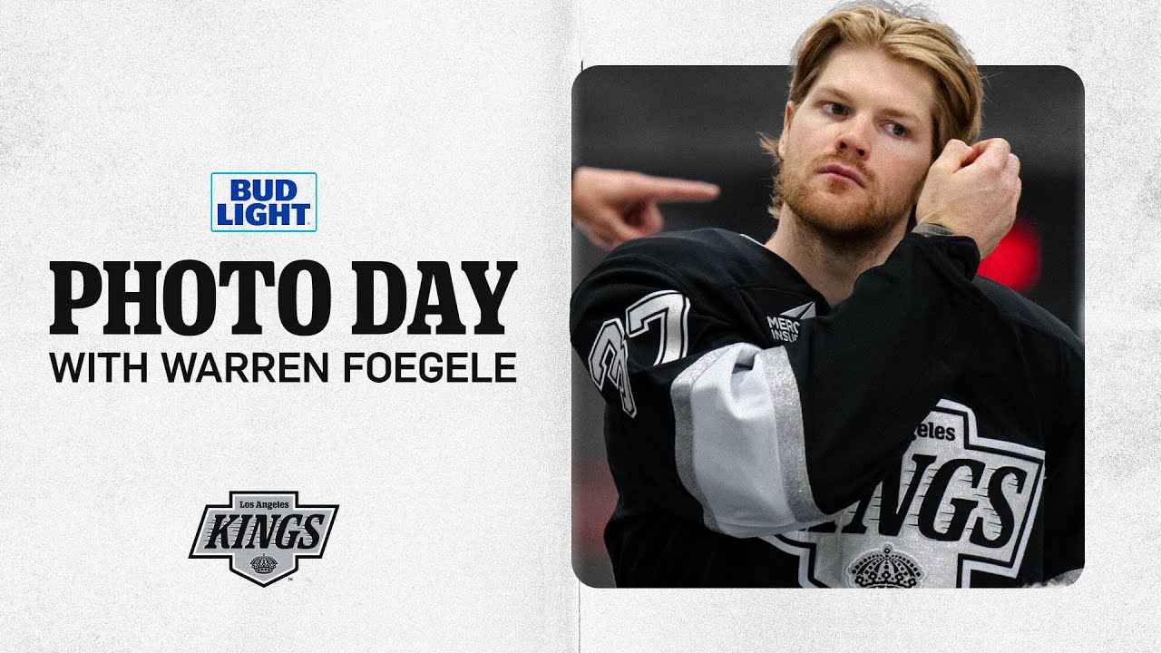 Warren Foegele CHIRPS Everyone on LA Kings Photo Day! | Mic'd Up pres. by Bud Light