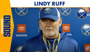 Buffalo Sabres Coach Lindy Ruff Ahead Of Game Against Florida Panthers