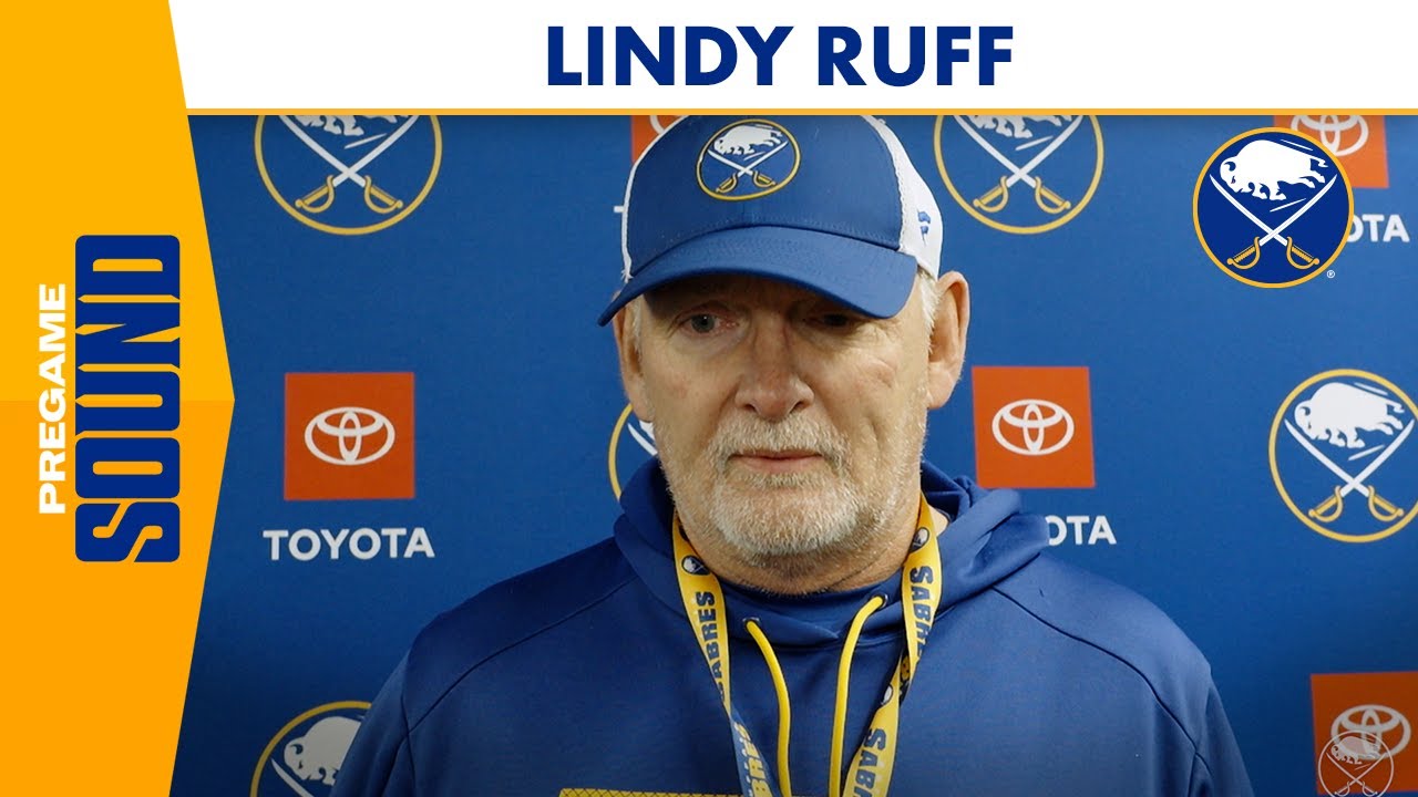 Buffalo Sabres Coach Lindy Ruff Ahead Of Game Against Florida Panthers