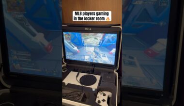 Marlins players got the portable setup 🎮🔥 (via xavierjamesedwards/TT)