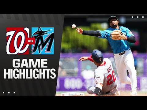 Nationals vs. Marlins Game Highlights (4/13/25) | MLB Highlights
