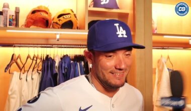 Dodgers postgame: Miguel Rojas talks pitching like Roki Sasaki, Yoshinobu Yamamoto & Clayton Kershaw