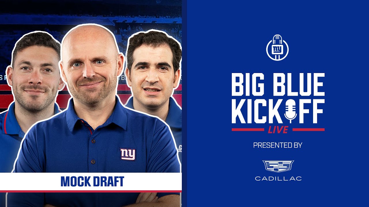 Mock Draft | Big Blue Kickoff Live | New York Giants