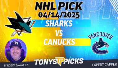 San Jose Sharks vs Vancouver Canucks 4/14/25 NHL Pick Prediction
