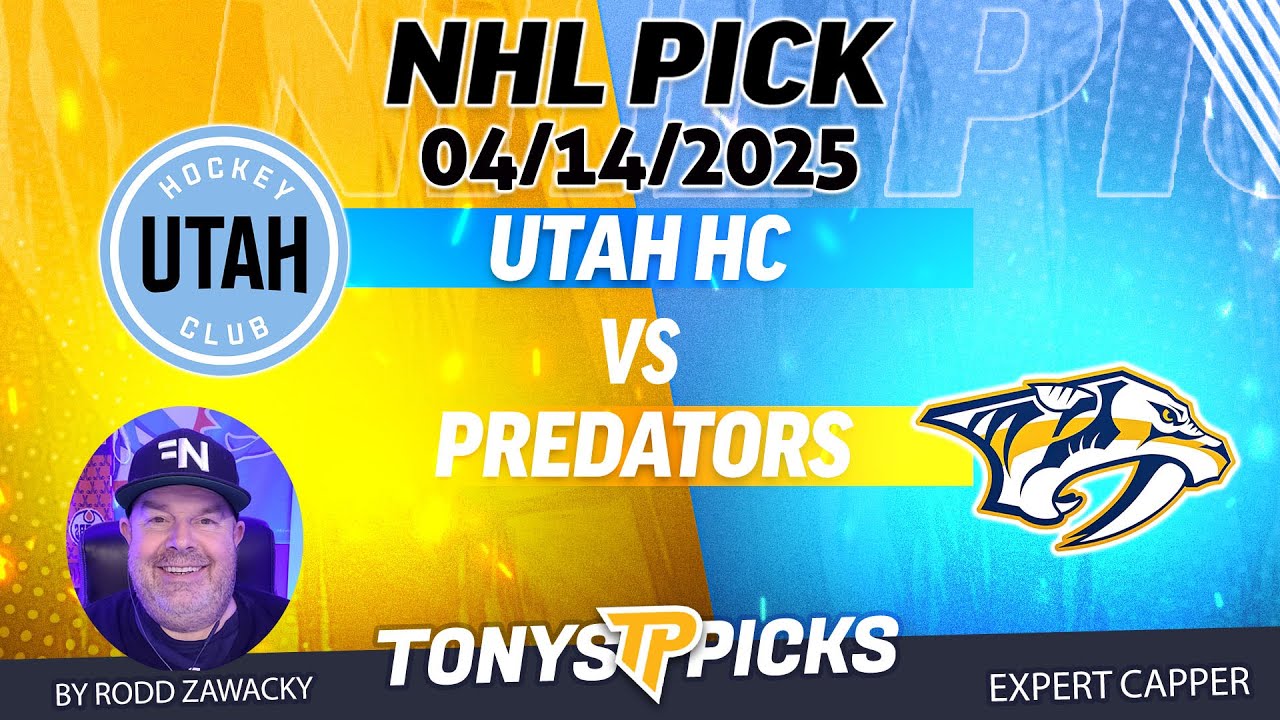 Utah Hockey Club vs Nashville Predators 4/14/25 NHL Pick Prediction