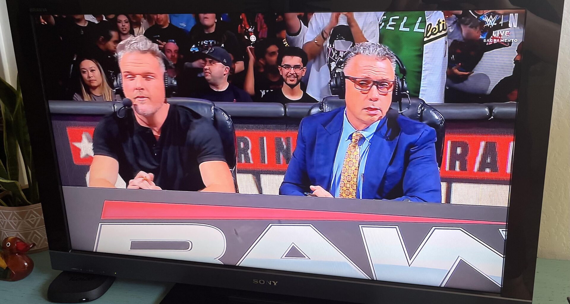 SELL shirt at Monday Night Raw in Sacramento (not me)