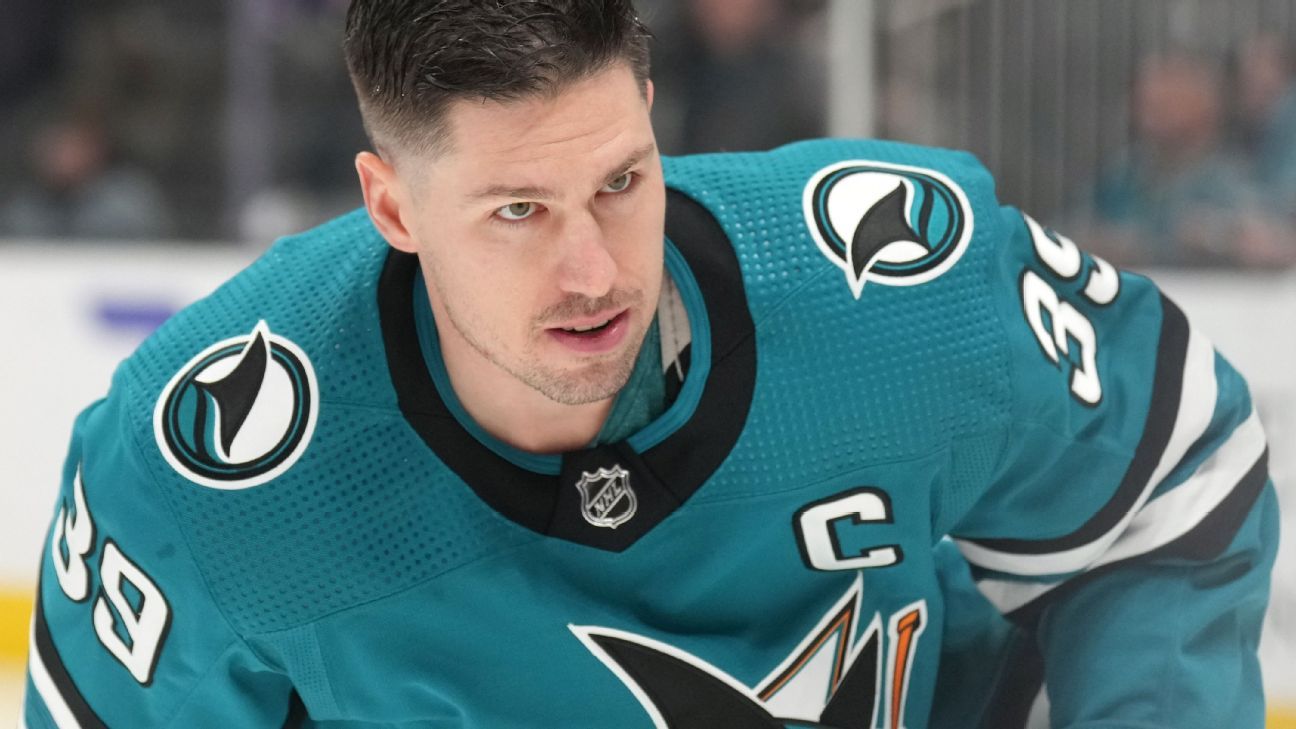 Source: Sharks captain Logan Couture's playing days are over