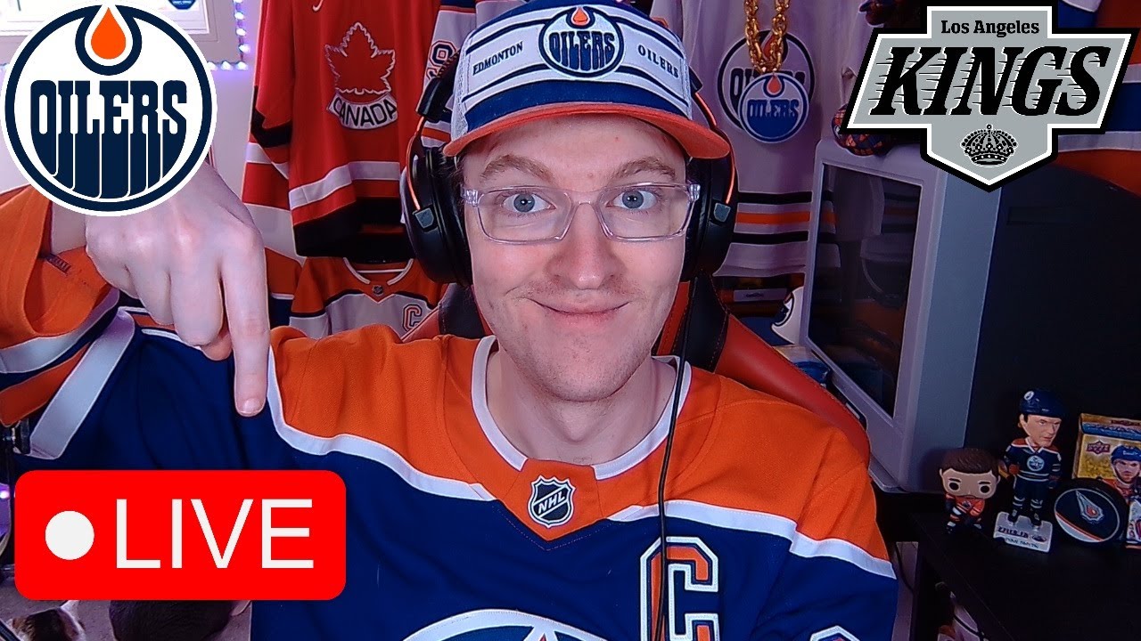 EDMONTON OILERS VS LOS ANGELES KINGS LIVE | FULL GAME REACTION AND COMMENTARY