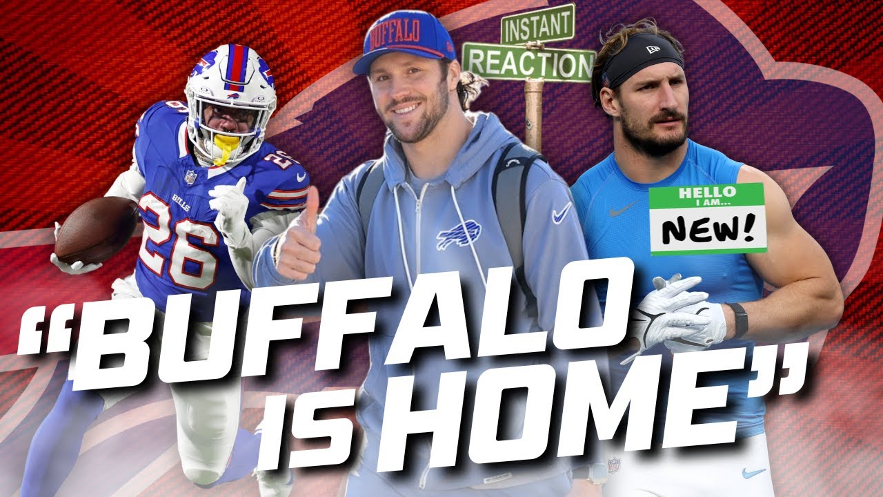 The BILLS sign Joey BOSA, JOSH ALLEN talks BUFFALO and the 'value' of TY JOHNSON