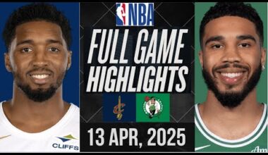 BOSTON CELTICS vs CLEVELAND CAVALIERS| FULL GAME HIGHLIGHTS | APRIL 13, 2025 | NBA Today 2k25
