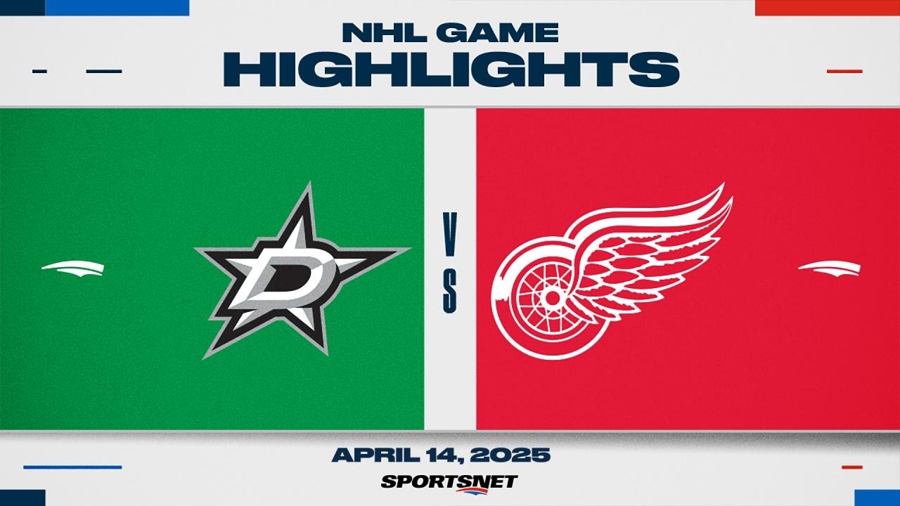 NHL Highlights | Stars vs. Red Wings - April 14, 2025