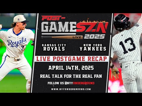 Post GameSZN: Kansas City Royals @ New York Yankees - Recap and Highlights 4/13/25