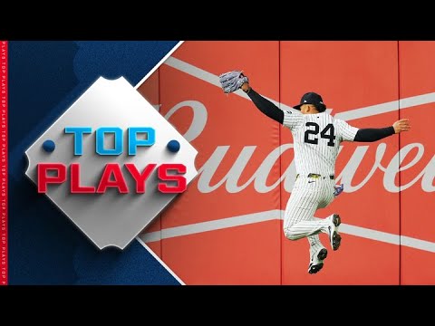 Top MLB Plays of 4/14 (Jasson Domínguez's leaping grab, Cutch lays out AND MORE!)