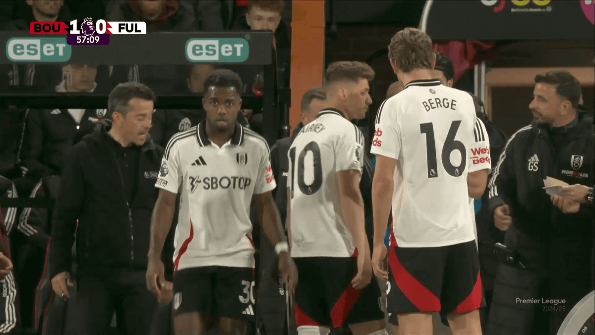 How Ryan Sessegnon was substituted by mistake in Fulham’s defeat to Bournemouth