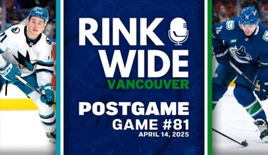 RINK WIDE POST-GAME: Vancouver Canucks vs San Jose Sharks | Game 81 - Apr. 14, 2025