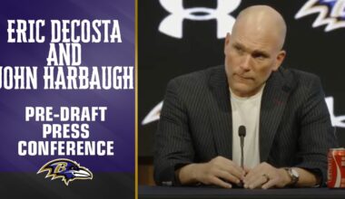 Eric DeCosta: 'Left Tackles Don't Grow On Trees' | Baltimore Ravens