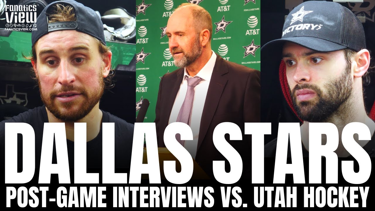 Peter DeBoer, Brendan Smith & Colin Blackwell Recap Dallas Stars Regular Season Home Finale vs. Utah
