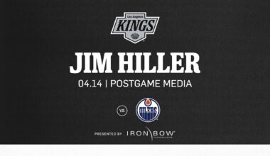 Head Coach Jim Hiller | 04.14 LA Kings Beat the Edmonton Oilers | Postgame Media