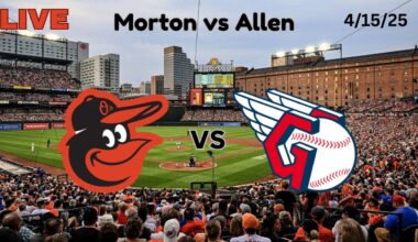 Baltimore Orioles vs Cleveland Guardians | LIVE! Play-by-Play & Commentary | 4/13/25 | Game #16