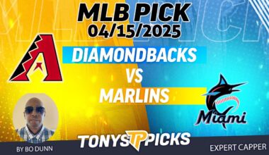 Arizona Diamondbacks vs Miami Marlins 4/15/25 MLB Prediction for Bet
