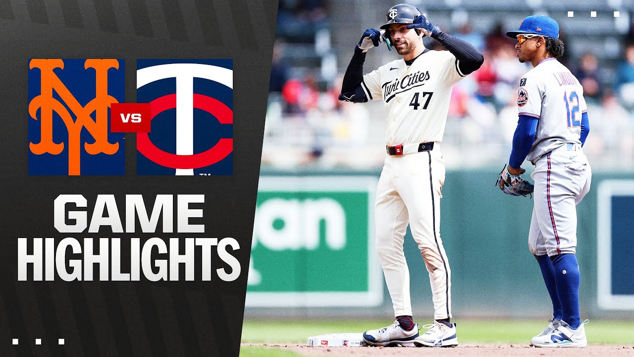 Mets vs. Twins Game Highlights (4/16/25) | MLB Highlights