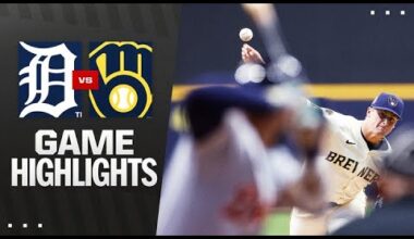 Tigers vs. Brewers Game Highlights (4/15/25) | MLB Highlights