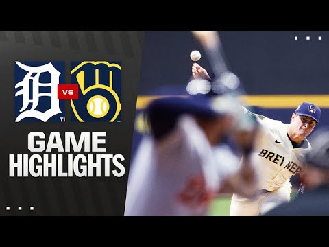 Tigers vs. Brewers Game Highlights (4/15/25) | MLB Highlights