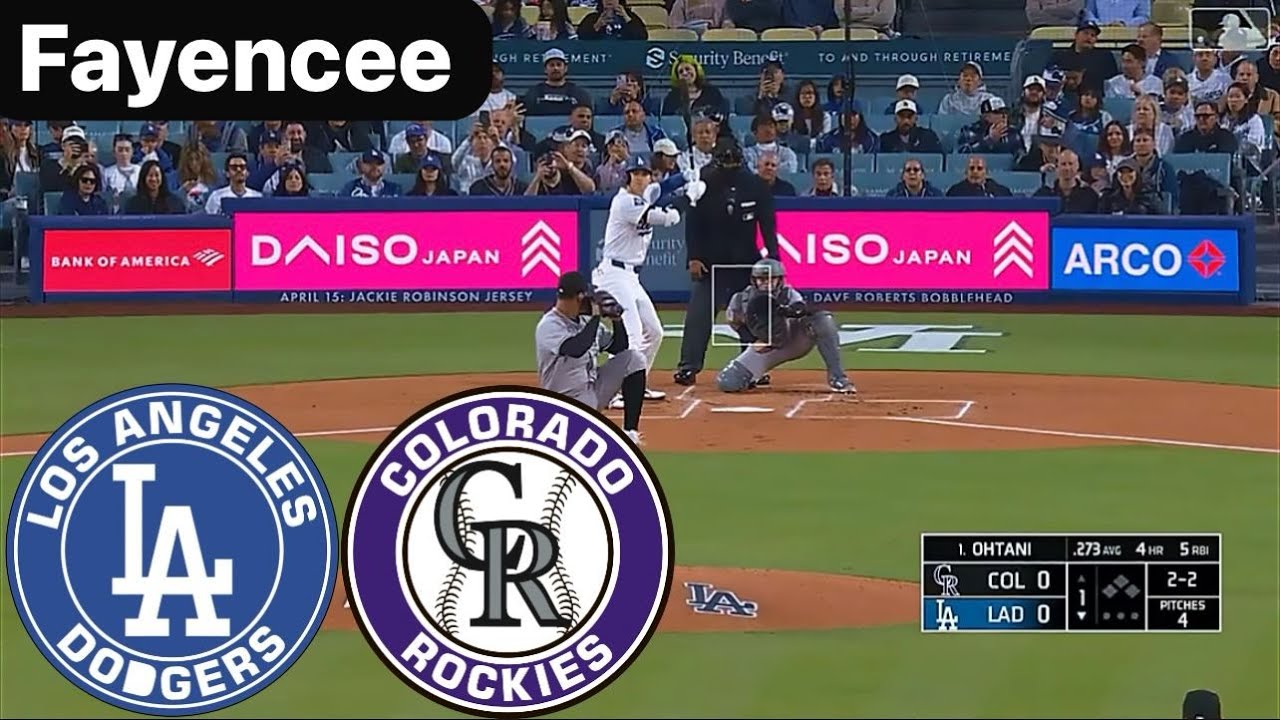 ANGELES DODGERS vs COLORADO ROCKIES TOTALMENTE EN VIVO